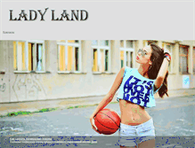 Tablet Screenshot of lady-land.net